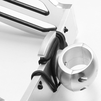 Nouveau support de planche de surf et de wakeboard en aluminium poli miroir pour extérieur, à fixation sur tour, capacité de charge 300-350 kg