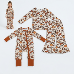 Baby Girls Kids Pumpkins Bows <b>turkey</b> <b>clothes</b> set Thanksgiving Fall <b>Clothes</b> - Product Image 1