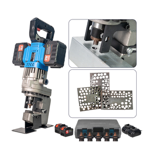 Máy đục lỗ thép hình chữ U và thép hình chữ I di động dùng pin lithium-ion MHP-20L, máy đục lỗ thủy lực sạc lại - Product Image 5