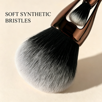 Mehrzweck-3-in-1-Make-up-Pinsel mit abnehmbaren, austauschbaren Köpfen für loses Puder, Rouge, Concealer, Lidschatten, Kosmetikpinsel