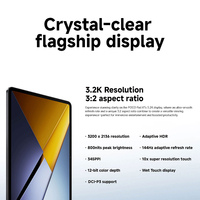 Nueva Tablet POCO Pad X1 8+512G Gris/Azul Profesional para HyperOS 2 Qualcomm Snapdragon 7+ Gen 3 con Pantalla Táctil Capacitiva y Wi-Fi
