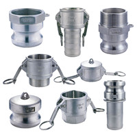 Raccords de tuyauterie en aluminium, acier inoxydable, laiton, camlock haute pression et adaptateur réducteur rainuré, norme DIN