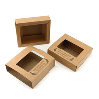 Boîte cadeau pliable en carton kraft rectangulaire personnalisée pour expédition et rangement de petits objets, vente en gros