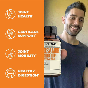 Özel etiket takviyeleri glukozamin kondroitin zerdeçal MSM kapsül için ortak sağlık bitkisel kabuğu özü vitamini - Product Image 3