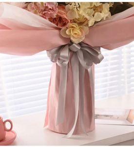 High Quality 2.5cm*100Y Pure Color Polyester Ribbon Roll for Designer Decoration - Product Image 6