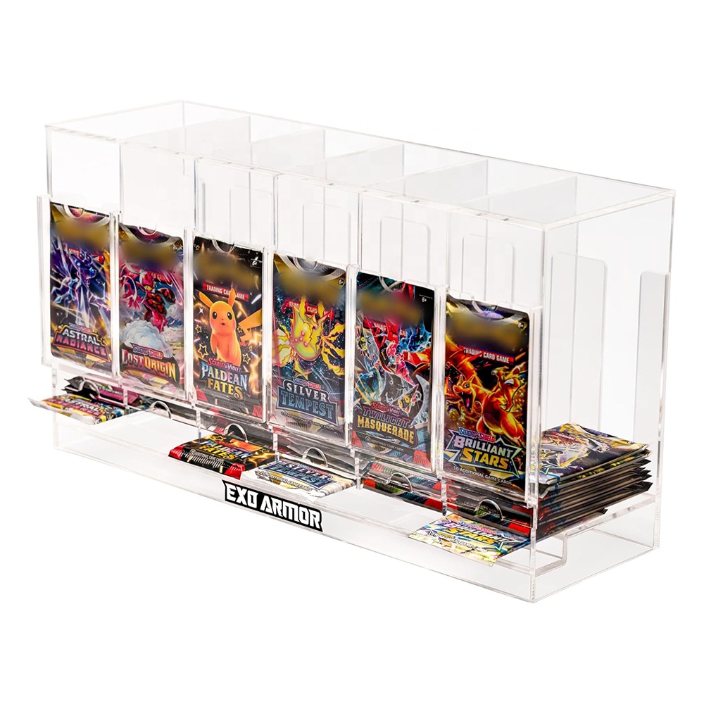where to buy cases of pokemon booster boxes Premium Acrylic Case for Pokemon 151 Booster Bundle Box with Magnetic Top