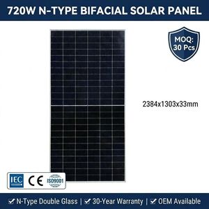 Sistema Solar de Alto Voltaje de 8KW con Logotipo Personalizado, Módulo de Media Celda para Uso Industrial, Paneles Monocristalinos de Alta Eficiencia de 400W, CE OEM ODM - Product Image 2