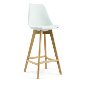 Sgabelli in Legno Massello di Alta Qualità, Sedie da Bar Moderne per Isole Cucina, Pub e Spazi Commerciali - Product Image 4