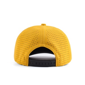 Gorra Deportiva Personalizada de Poliéster Impermeable con Orificios Cortados a Láser, Gorra de Golf Perforada, Parche de Goma con Logotipo Personalizado, Gorra de Béisbol de 5 Paneles - Product Image 6