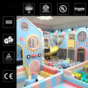 أطفال داخلي محايد لينة اللعب Hek داخلي مركز اللعب الأطفال معدات ملعب داخلي صغير مع الكرة المنزلقة بركة المحيط الكرة - Product Image 5