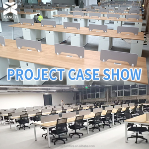 Mesa de oficina comercial moderna para 6 personas, cubículo de oficina, escritorio de estación de trabajo, Mesa Para Escritorio, escritorio de oficina Modular - Product Image 4