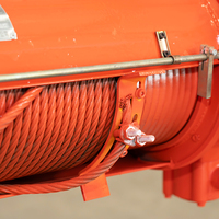 Palans électriques professionnels de 5 tonnes certifiés CE ISO, hauteur de levage de 30 m, utilisation sur chantier, dans les mines, état neuf, avec élingue en câble métallique