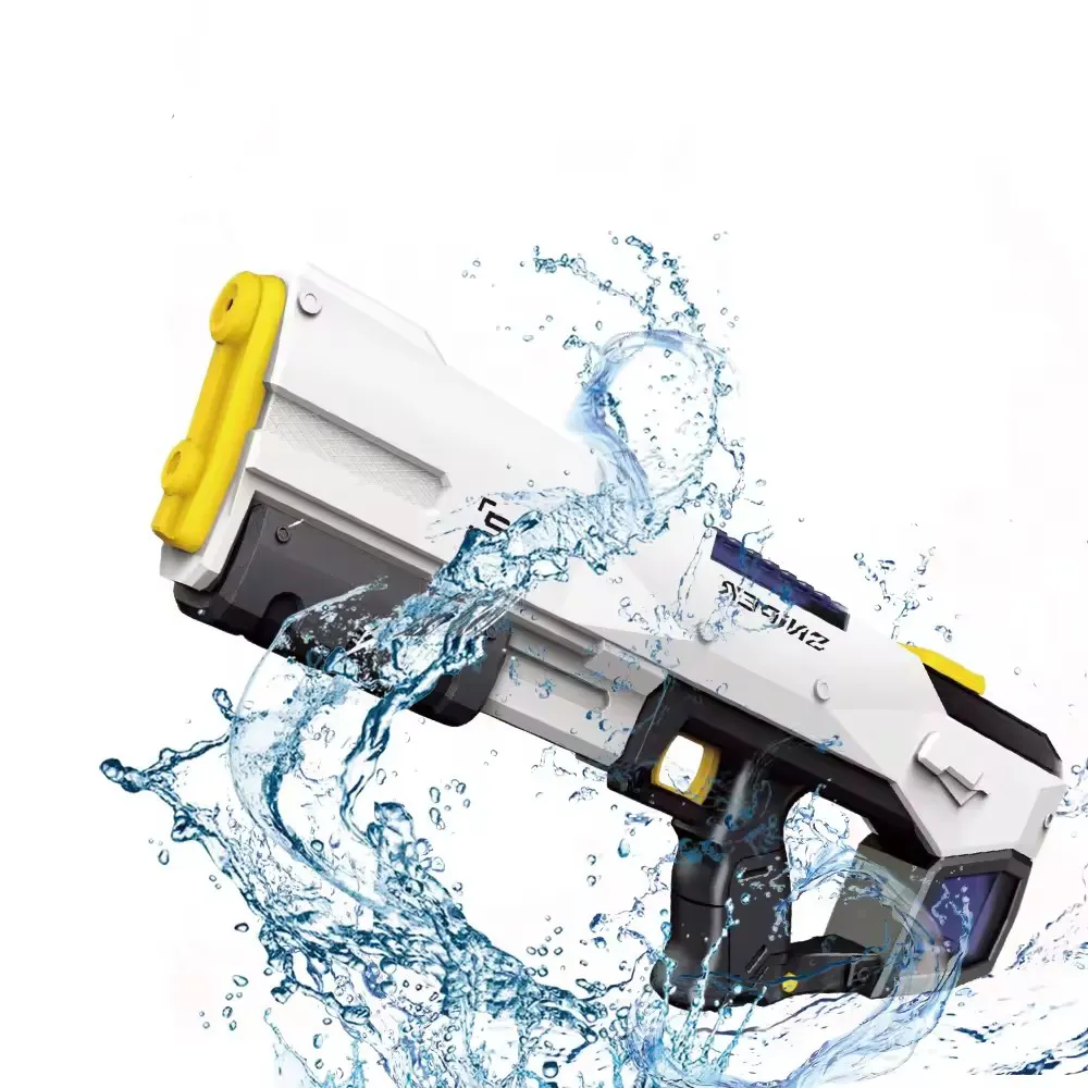 2 in 1 Electric Water Gun Automatic Water Absorption Rechargeable Kid Water Gun Toy