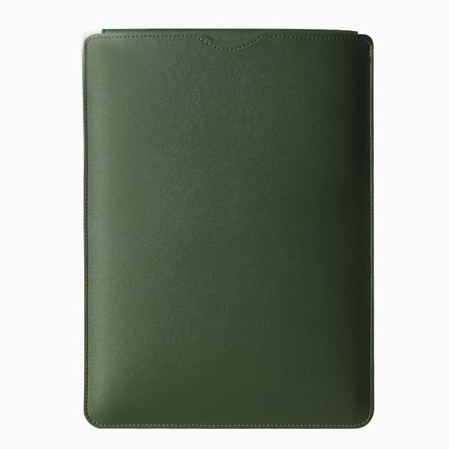 Minimalist PU Leather Laptop Sleeve Thin Fit Protective Case for MacBook with best price