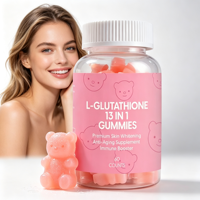 Complément Antioxydant Quotidien Sans Sucre pour Femmes, 60 Comprimés, Collagène 90, Bouteille Adulte, Routine Beauté Végétalienne, Gommes au Glutathion
