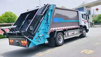 Camion à ordures compacteur électrique Dongfeng Huashen de 15 mètres cubes
