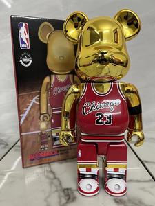 Ornement de poupée ronde sculptée en résine tendance, style célébrité d'Internet, 400% Bear <span class=keywords><strong>Jordan</strong></span>, pour décoration intérieure, objet de collection GN Guangdong - Product Image 2