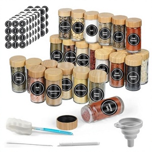 Botellas Modernas Cuadradas de Vidrio Transparente de 2 oz, Capacidad de 60 ml, con Tapa de Plástico, para Uso en Campamentos, para Tequila, Brandy, Embudo de Acero Inoxidable - Product Image 2