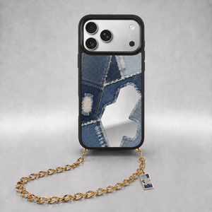 Custodia Magnetica Personalizzata a Specchio per Telefono con Catena in Acciaio Inossidabile, Logo in Metallo a Taglio Piatto, Cover di Lusso OEM ODM per <span class=keywords><strong>iPhone</strong></span> 18 <span class=keywords><strong>Pro</strong></span> Max 16 - Product Image 3