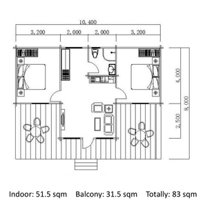 Cabaña de madera <span class=keywords><strong>rural</strong></span> Casas Baño Cocina Comedor Loft Dormitorio - Product Image 6