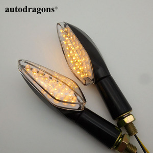 ADT Universal - Kit de Luces Intermitentes Delanteras para Motocicleta, 18 LED Amarillos, Mini, Lente Transparente, Luces de Giro para Moto - Product Image 6