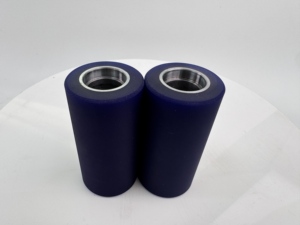 Zhxing Pu Bánh Xe 025 Polyurethane & Cao Su Thức Ăn Con Lăn Của Nhãn Hiệu Cạnh Dải Máy Cho Chế Biến Gỗ Cắt Điều Kiện Mới - Product Image 4