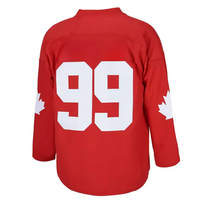 Jersey Hoki Es Unisex Custom LOGO OEM & ODM, Nama Tim Custom, Sablon Sublimasi Grosir, Pakaian Olahraga