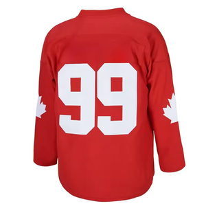 Individuelles LOGO OEM & ODM Unisex Eishockey-Trikot OEM Teamname Kundenspezifisch Bedruckt Großhandel Sublimations-Sportbekleidung - Product Image 5