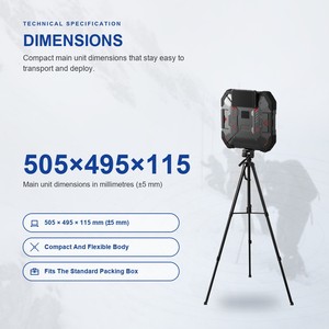 Rilevatore Radar Portatile a Doppia Impugnatura per Attraversamento Muri e Legno, con Display per <span class=keywords><strong>il</strong></span> Conteggio di Obiettivi e per la Ricerca e Localizzazione di Persone Dietro i Muri - Product Image 2