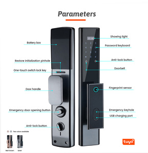 Nhà Máy Giá tuya ứng dụng cao cấp an ninh nhà thông minh vân tay mật khẩu thẻ chìa khóa Wifi ứng dụng thông minh khóa cửa - Product Image 3