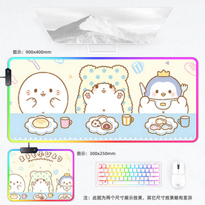 Sanrios Marumofubiyori Dễ Thương Sáng Chuột Pad Máy Tính Máy Tính Chơi Game Văn Phòng Bảo Vệ Cổ Tay Không Trượt Bàn Phím Pad - Product Image 5