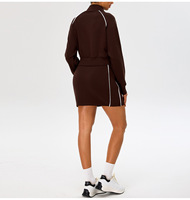 Ensemble de survêtement pour femmes grande taille 2026, veste de sport à fermeture éclair, pantalon à cordon de serrage taille haute, vêtements de sport, ensemble de survêtement 5 pièces