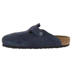 Zuecos Unisex Birkenstock Boston, Nuevos, Color Azul Marino, Gamuza, Calzado Cómodo Sin Cordones - Product Image 3