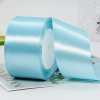 Pita Satin Poliester 100% 5cm Grosir Pabrik, Polos Warna-warni Satu Sisi, DIY untuk Hiasan Rambut, Pakaian, Pernikahan, Bunga, Tas Tangan
