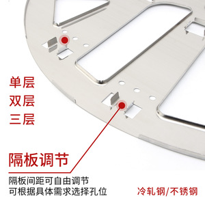 Stainless Steel Flip Top Shoe Rack Hardware Accessories Durable Polished Electroplated Metal Support Bracket For Modern Storage - Product Image 3
