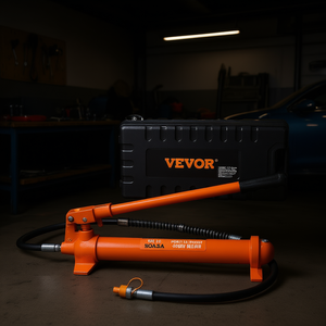 Pompe hydraulique Vevor 12 tonnes Porta Power avec tuyau d'huile de 4,6 pieds pour équipement de réparation de carrosserie - Product Image 2