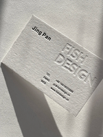 Cartes de remerciement personnalisées de luxe pour petites entreprises, carton blanc imprimable avec logo noir, finition laminée mate