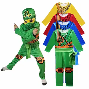 BAIGE Halloween NINJAGO Fantôme Ninja Vêtements Enfants Anime Cosplay Costume Drôle pour Enfants