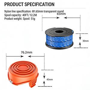 8แพ็ค A6441 597862-00ทริมเมอร์สปูลด้ายคู่1.5มม./40FT สำหรับดำและ GGL650ชั้น GL660 GL670 GL315 GL337 GL652 GL350 - Product Image 3