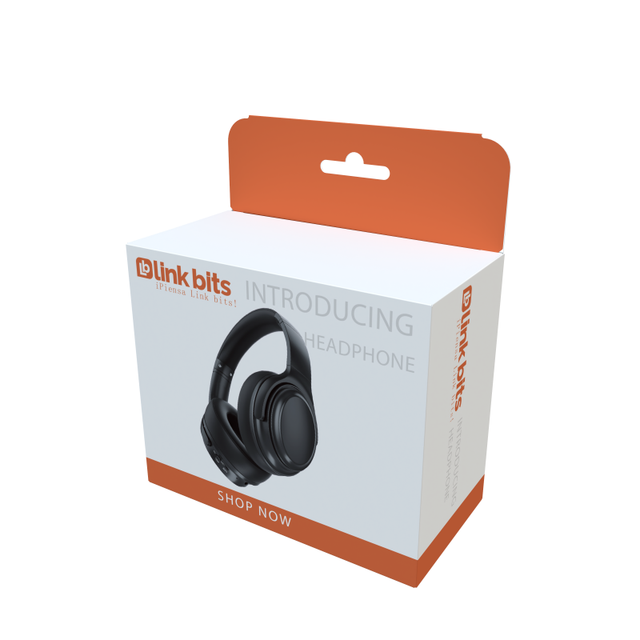 Digital Printing Funny Headsets Headphones Packaging Box High Quality Headset Bluetooth Box Hot Sale Wireless Headset Store Box