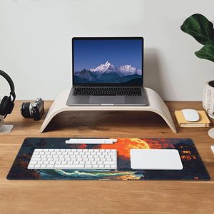 Geavanceerde microtextuur muismat met volledige, uitgebreide dekking, ergonomisch ontwerp, grote muismat - Product Image 3