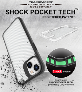 Custodia protettiva in plastica rigida custodia trasparente per cellulare custodia in fibra di carbonio <span class=keywords><strong>cover</strong></span> per cellulare armatura per iphone <span class=keywords><strong>13</strong></span> <span class=keywords><strong>mini</strong></span> - Product Image 4