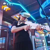 YHY 9D VR Space Multiplayer Arena Shooting Metaverse 4 6 Players Game Machine Free Roam Vr