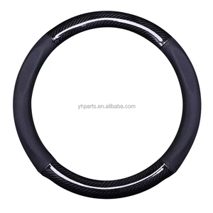 Vente en gros de housses de <span class=keywords><strong>volant</strong></span> en fibre de carbone pour voiture de 38 cm JQ171 /JQ308 pour <span class=keywords><strong>BMW</strong></span> E38 <span class=keywords><strong>E39</strong></span> E46 X3 X5 Z3 Z4 1 Accessoires intérieurs de voiture - Product Image 1