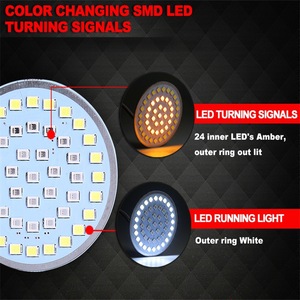 Phares LED pour moto, accessoires de modification <span class=keywords><strong>Harley</strong></span>, panneaux de clignotants LED, feux de position et arrière modifiés - Product Image 2