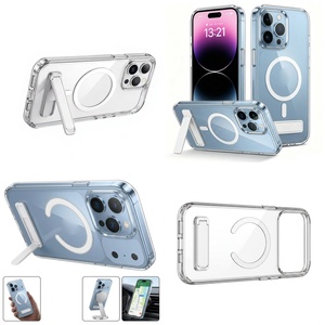 <span class=keywords><strong>Coque</strong></span> magnétique transparente best-seller avec support intégré et protection intégrale pour <span class=keywords><strong>iPhone</strong></span> 17 16 15 14 13 <span class=keywords><strong>12</strong></span> 11 <span class=keywords><strong>Pro</strong></span> <span class=keywords><strong>Max</strong></span> Plus mini - Product Image 1