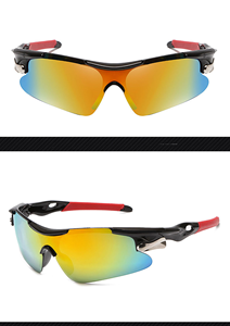 Lunettes de sport polarisées en PC personnalisables avec logo, protection UV 400, coupe-vent, pour hommes, femmes et enfants, idéales pour le cyclisme en extérieur. - Product Image 6