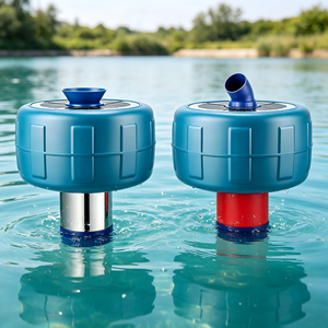 Bomba de aireación flotante solar sin escobillas SUOU DSA-A/D, aireador de estanque con energía solar y controlador de conmutación automática - Product Image 3