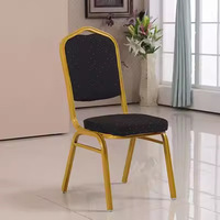 Chaises de banquet en métal pour événements, vente chaude, prix de gros, directement de l'usine, pour hôtels, mariages, formations et conférences