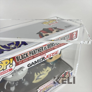 Estuche Rígido Protector Magnético de Acrílico Transparente para Figuras Funko Pop de <span class=keywords><strong>One</strong></span> <span class=keywords><strong>Piece</strong></span>, Paquete de 2, Venta al por Mayor Personalizada - Product Image 4